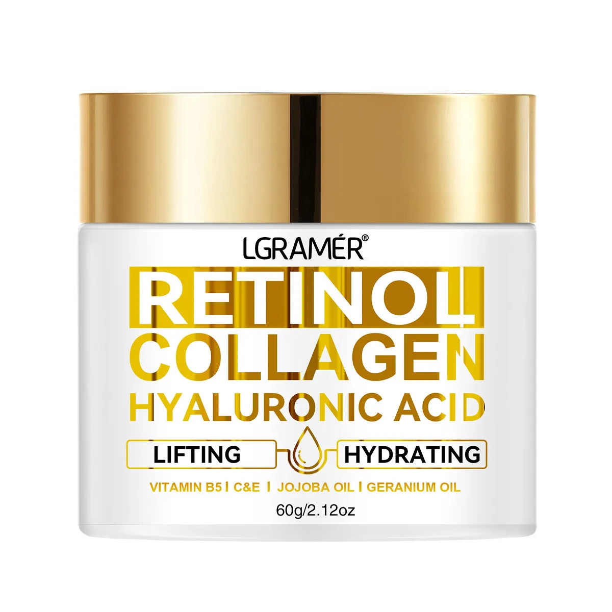 Creme Facial de Retinol Hidratante Removedor de Rugas