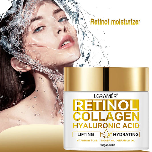 Creme Facial de Retinol Hidratante Removedor de Rugas