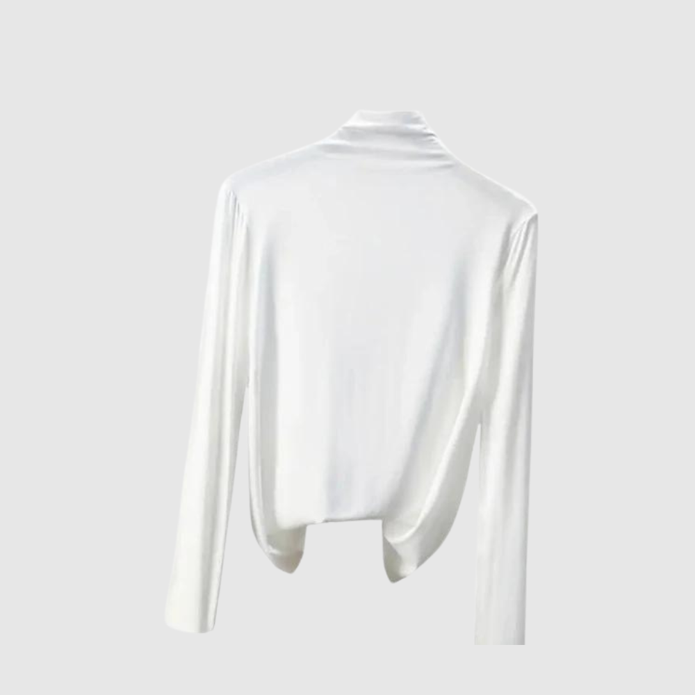 Blusa Gola Alta Manga Longa