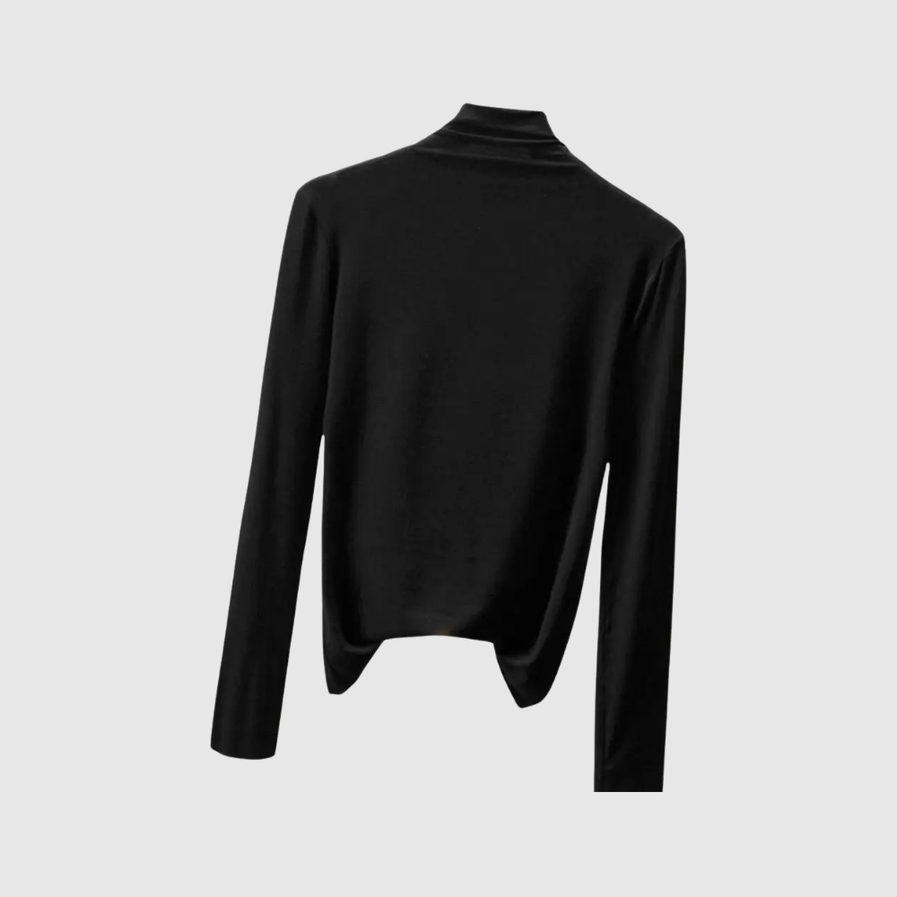 Blusa Gola Alta Manga Longa
