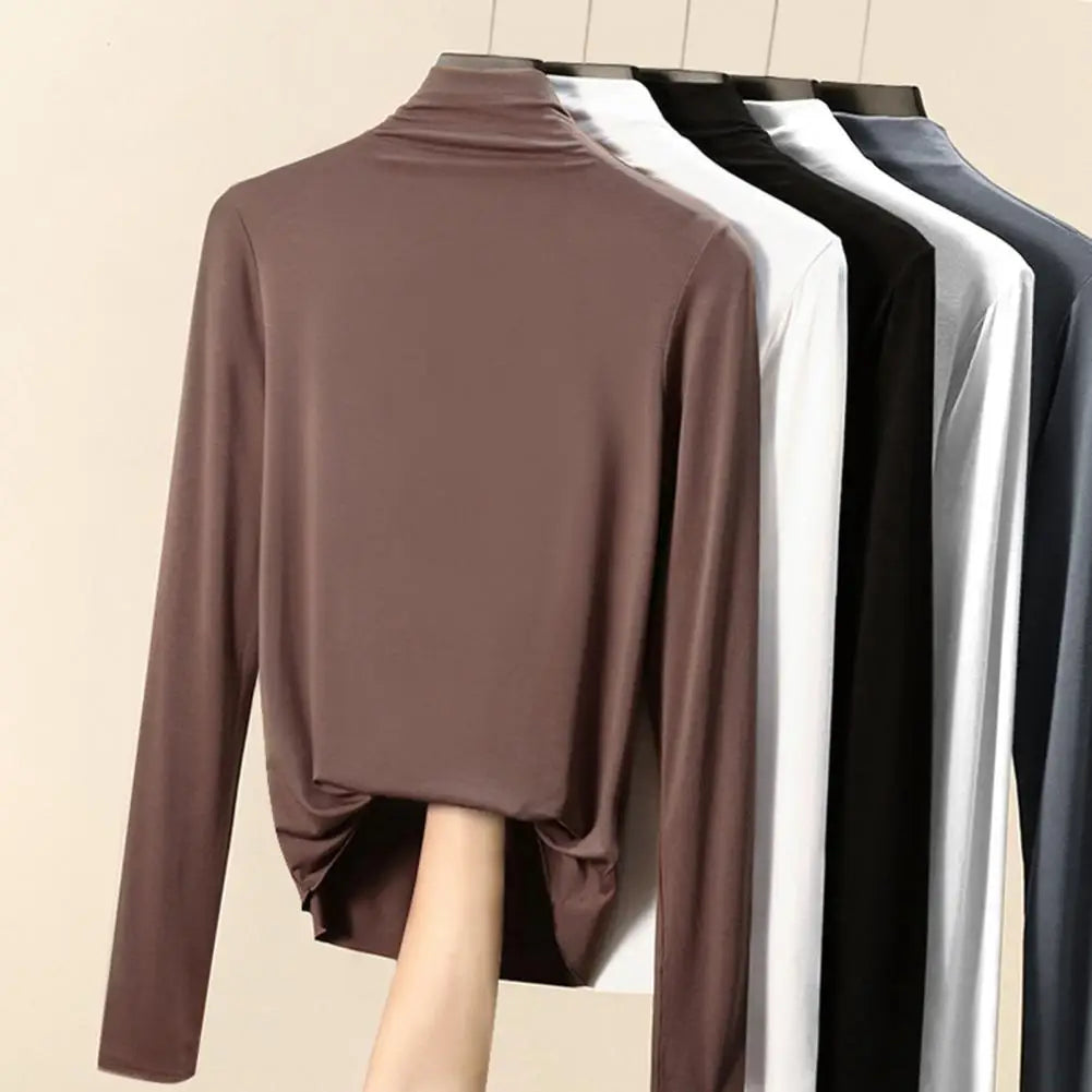 Blusa Gola Alta Manga Longa